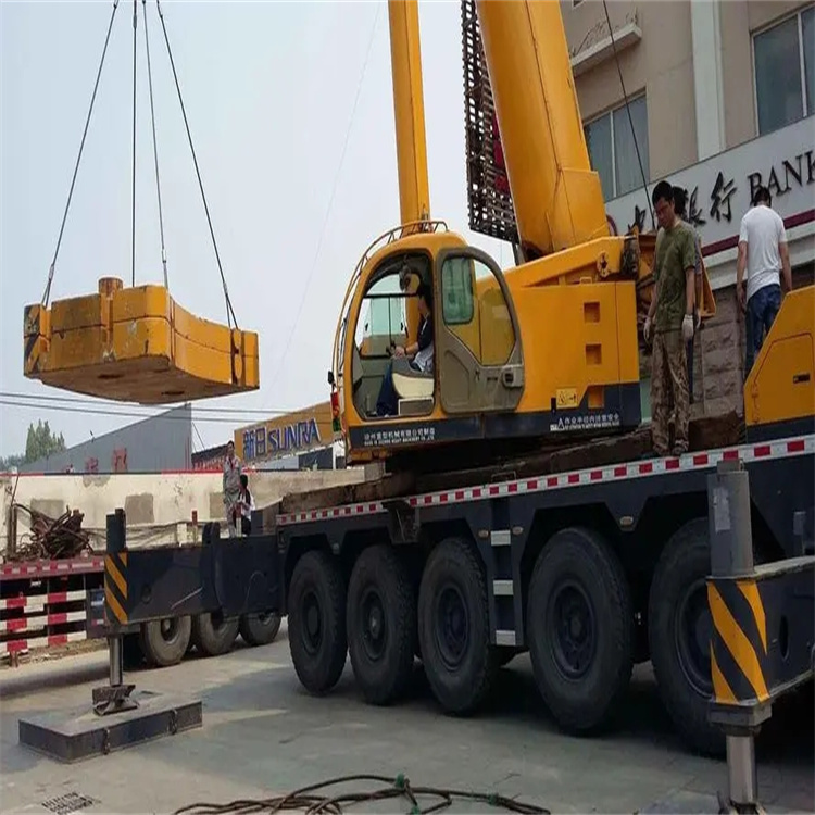 阜龙乡当地吊车出租|机器吊装|75吨|工厂搬迁服务